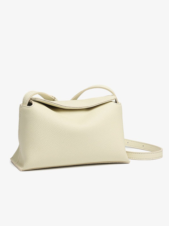 The Artisan Niche Genuine Leather Crossbody Bag with Hidden Magnetic Clasp