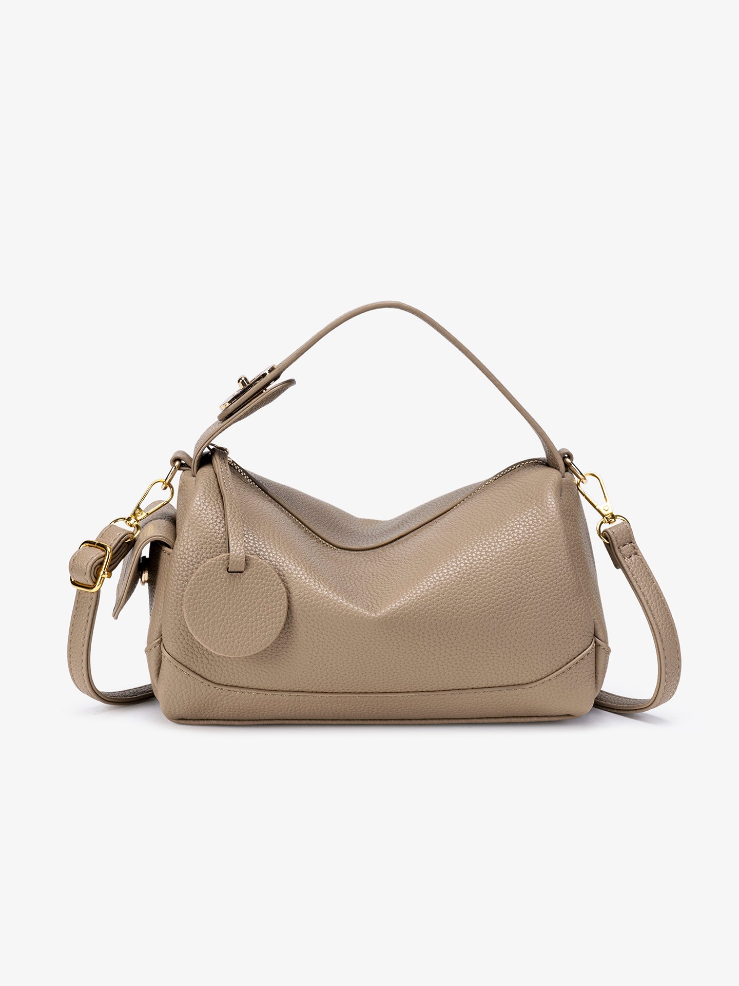 Legere Vegane Öko-Leder Boston Clutch Tasche – VELOISSE