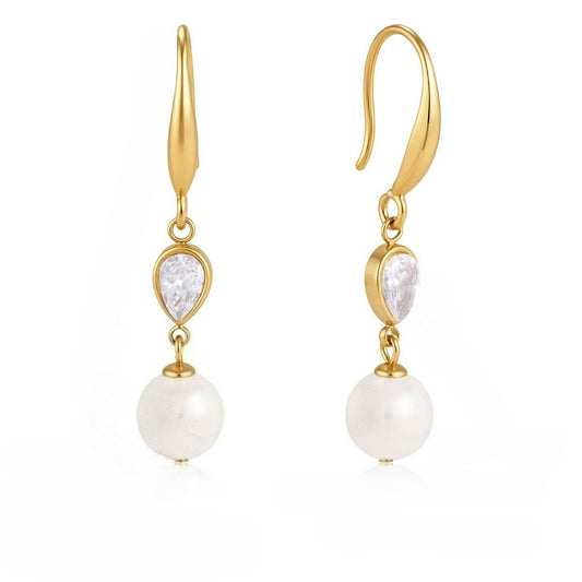 Luxury Majestic Baroque Pear Cascading Pearl Earrings