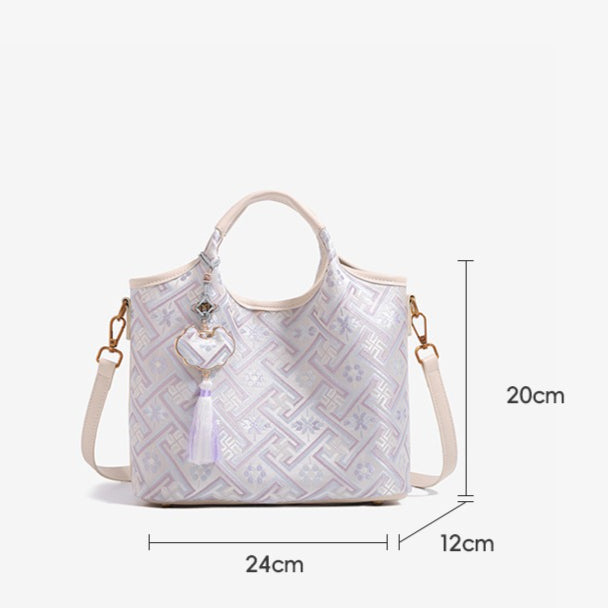 Muted Gentle Vegan Eco-Leather Mini Tote Clutch Bag