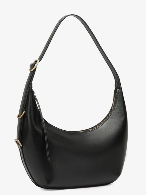 Niche Timeless Genuine Leather Dumping Bag With Unique Oil Waxed Patina