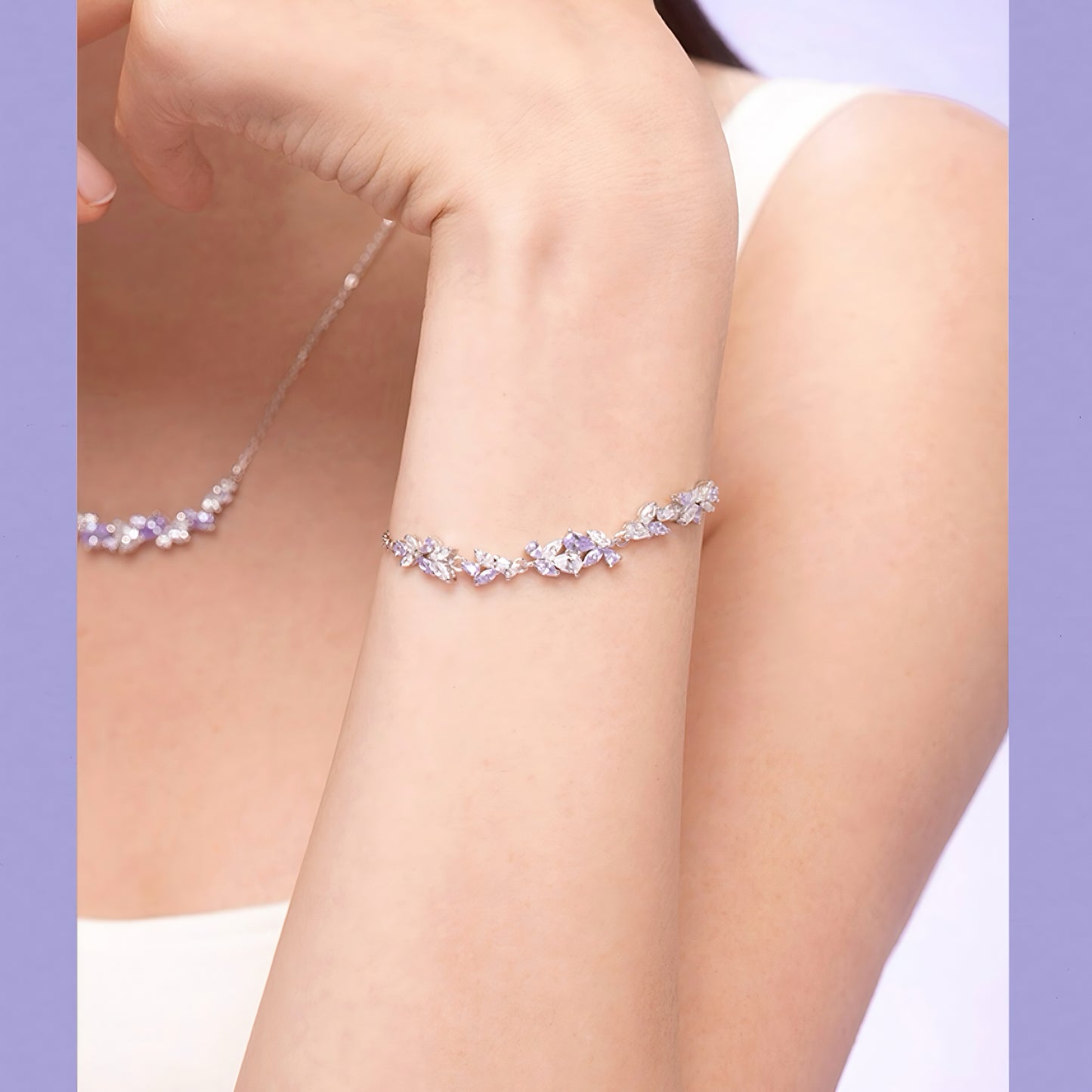 Bracelet Papillon Bleu Rêve Lumineux