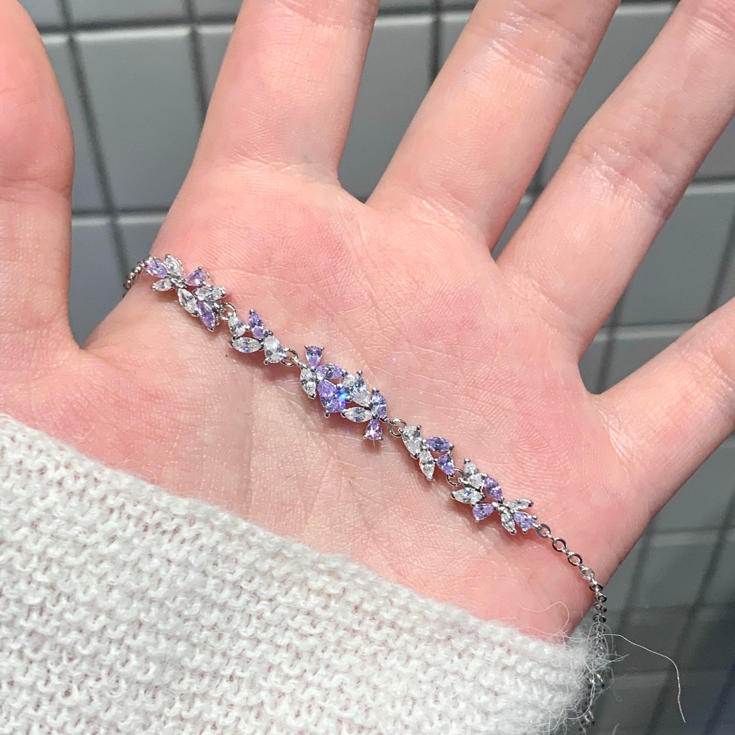 Bracelet Papillon Bleu Rêve Lumineux