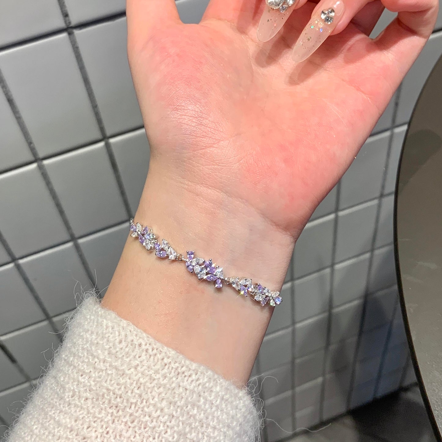 Bracelet Papillon Bleu Rêve Lumineux