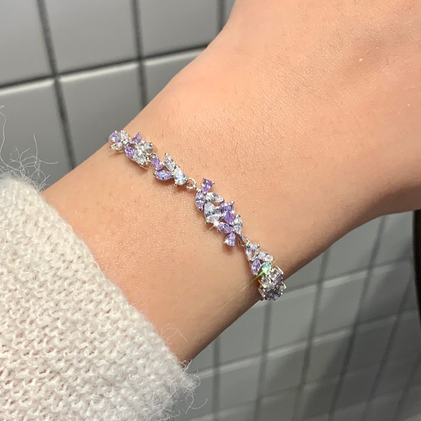 Bracelet Papillon Bleu Rêve Lumineux