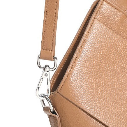 Gewebte Handtasche aus echtem Leder für Damen