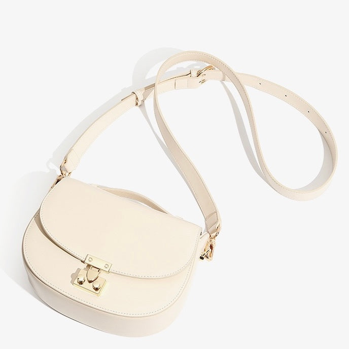Elegante Satteltasche aus echtem Leder für Damen