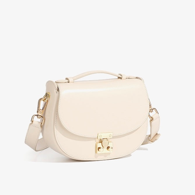 Elegante Satteltasche aus echtem Leder für Damen