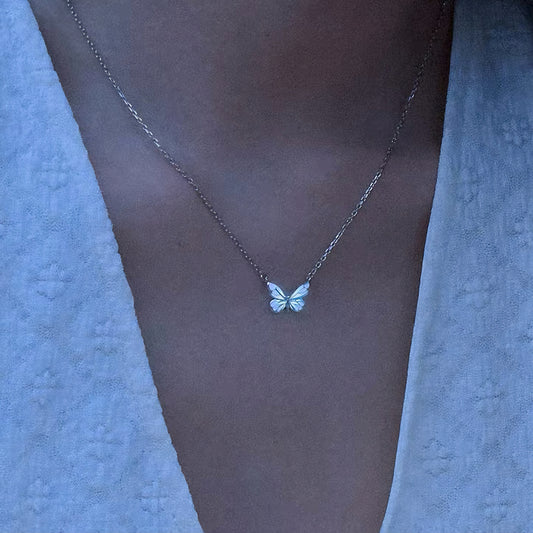 【限定版】ルミナスドリーム パープルバタフライ ネックレス