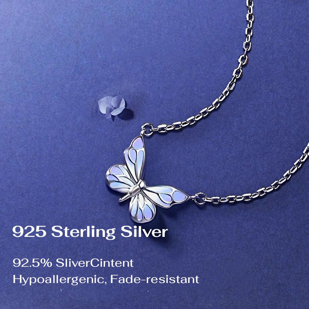 【限定版】夢見るパープルバタフライジュエリー2-in-1セット