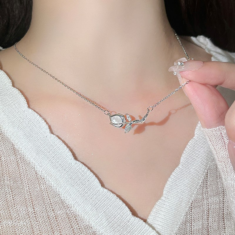 Collier Tulipe Jardin Éternel