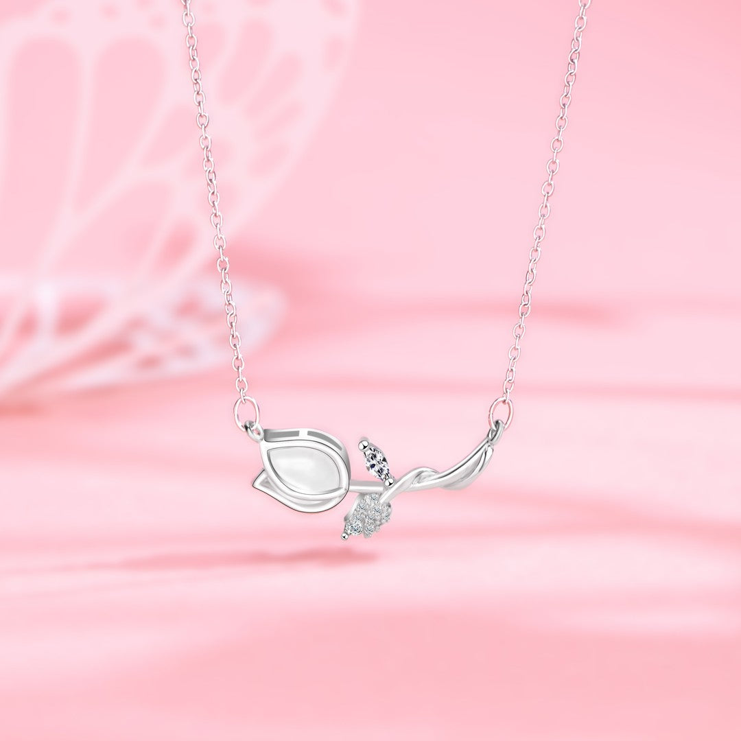 Collier Tulipe Jardin Éternel