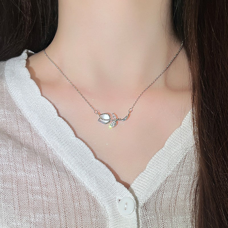 Collier Tulipe Jardin Éternel