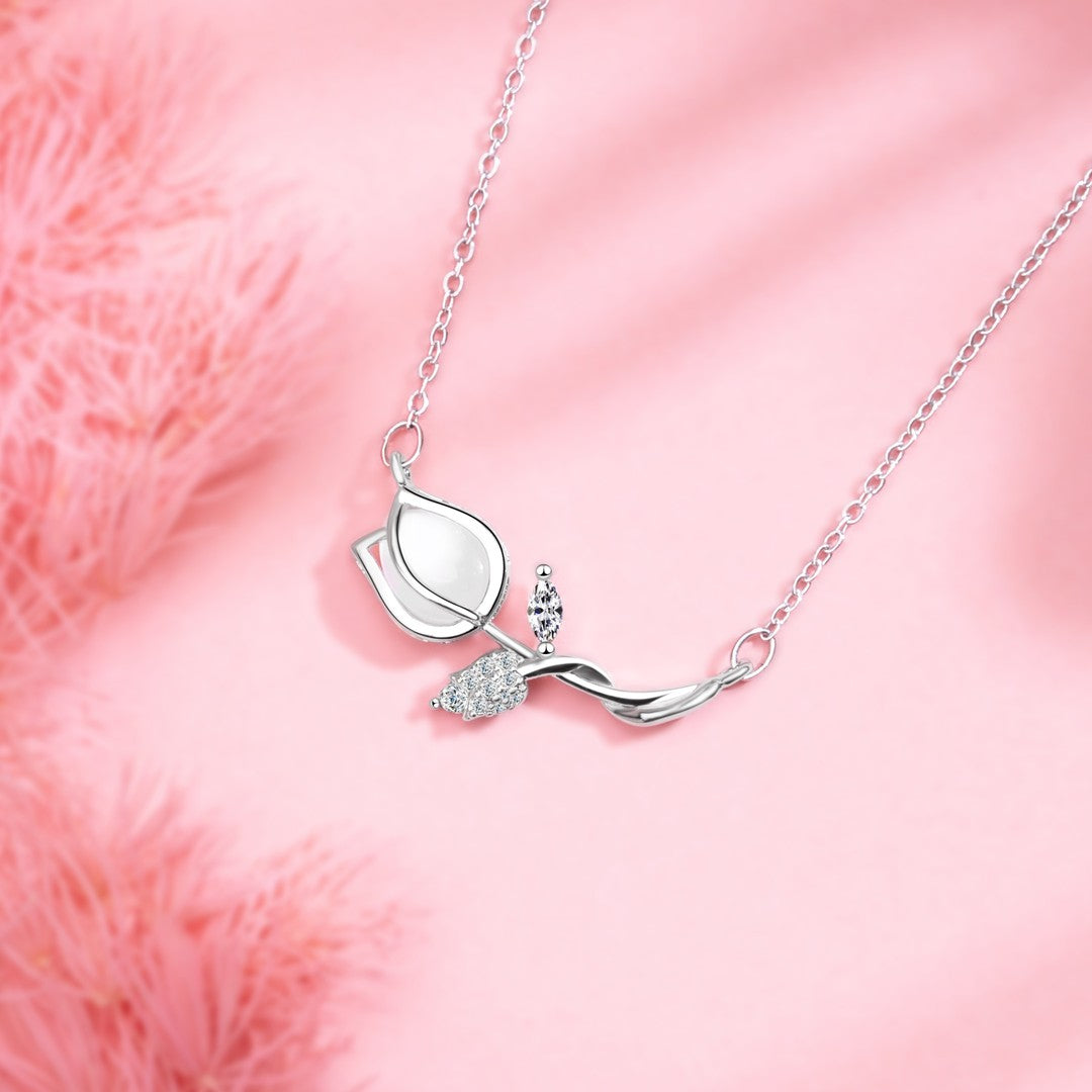 Collier Tulipe Jardin Éternel