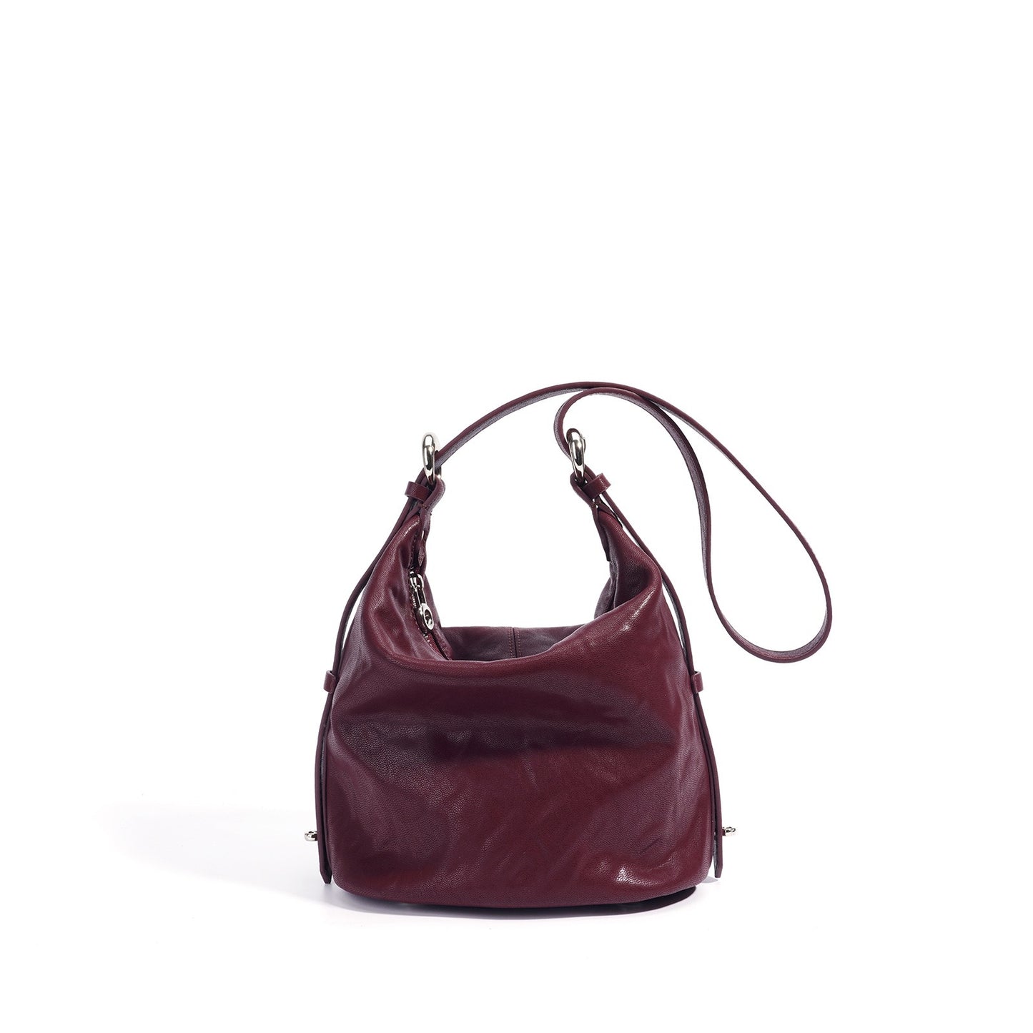 Women's Soft Genuine Leather Minimalist Crossbody Shoulder Bag