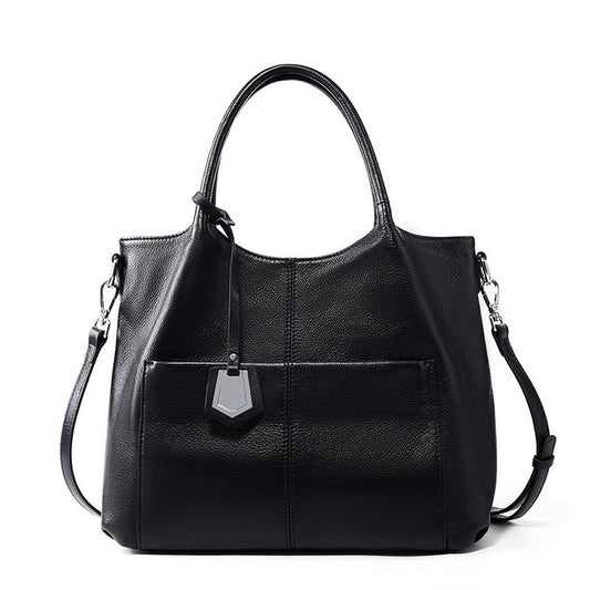 Bolso de Hombro Tote de Gran Capacidad para Mujer de Cuero Genuino – Estilo Elegante para Viajes Diarios