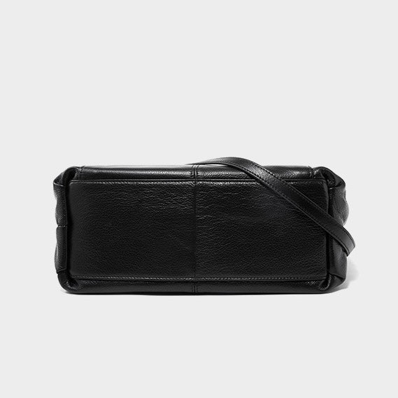 Sac fourre-tout grande capacité en cuir véritable pour femme – Style décontracté élégant
