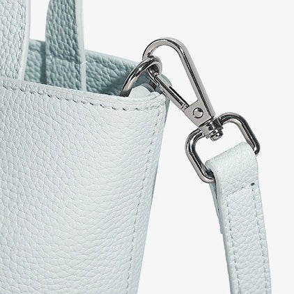 Minimalistische Umhängetasche aus echtem Leder für Damen