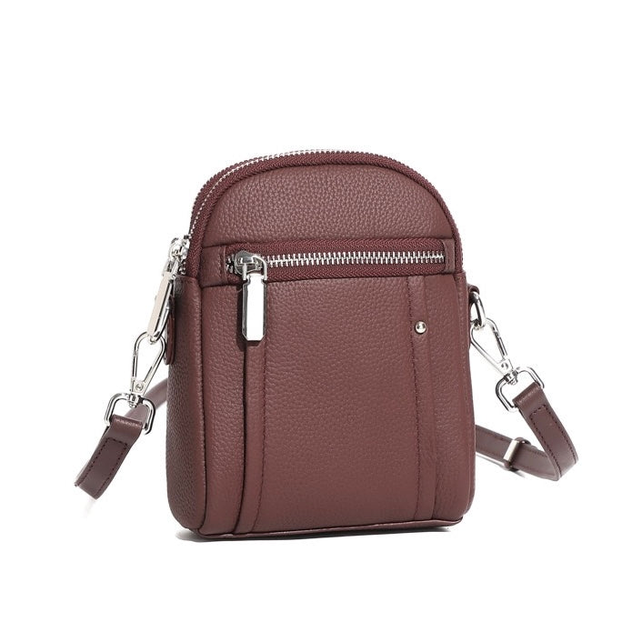 TOGO Rindsleder Crossbody Vielseitige modische Handy-Umhängetasche
