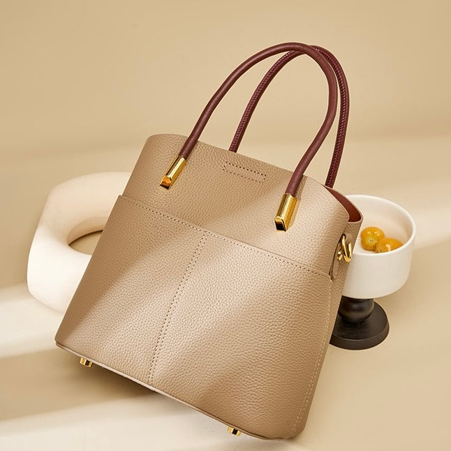 Elegante Damen Echtleder Umhängetasche