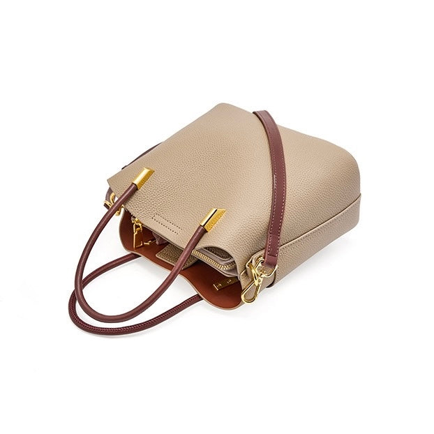 Elegante Damen Echtleder Umhängetasche