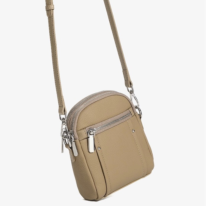 TOGO Rindsleder Crossbody Vielseitige modische Handy-Umhängetasche