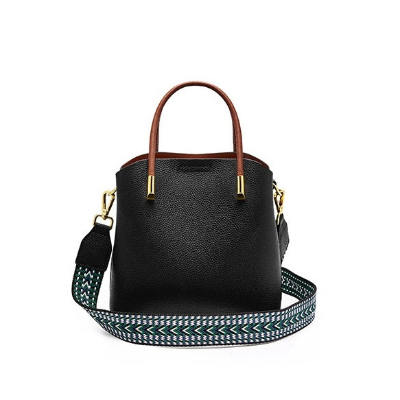 Elegante Damen Echtleder Umhängetasche