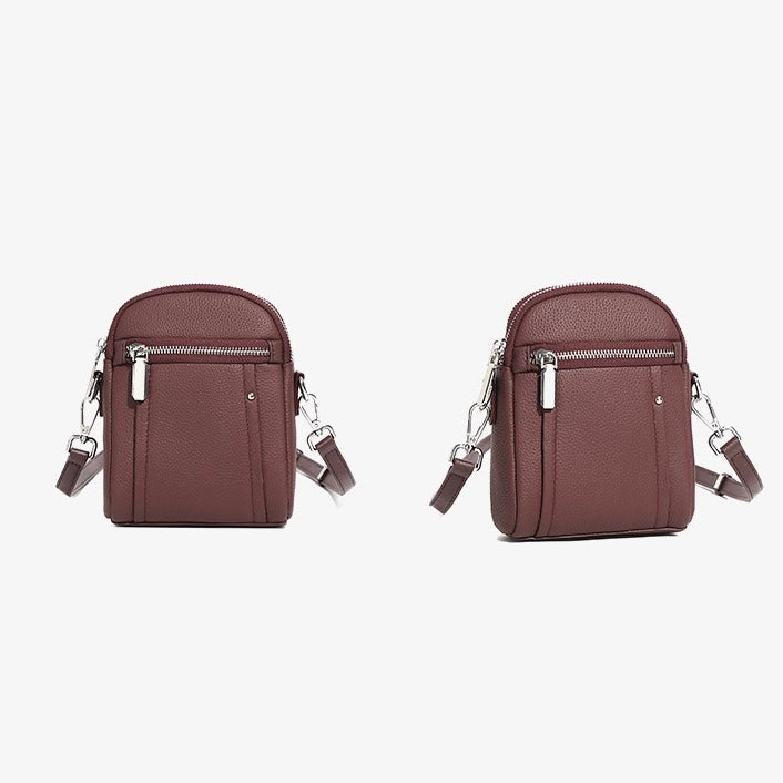TOGO Rindsleder Crossbody Vielseitige modische Handy-Umhängetasche
