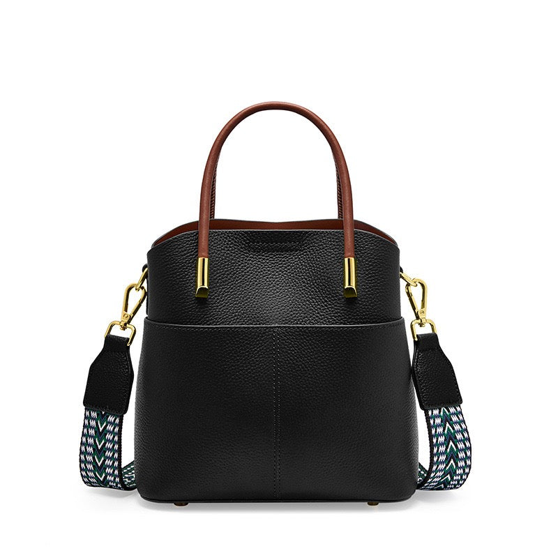 Elegante Damen Echtleder Umhängetasche