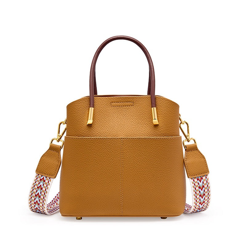 Elegante Damen Echtleder Umhängetasche