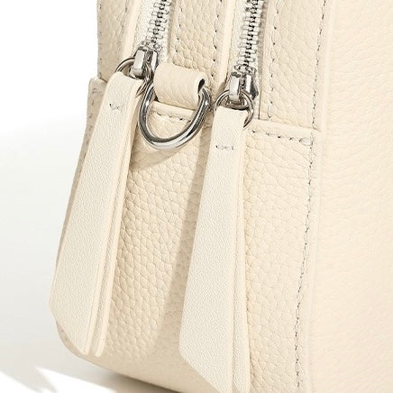 Damen-Boston-Tasche aus echtem Leder Premium Sense