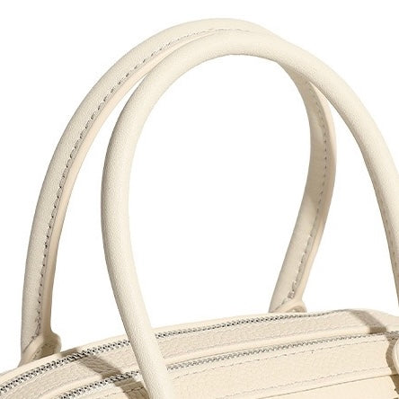 Damen-Boston-Tasche aus echtem Leder Premium Sense