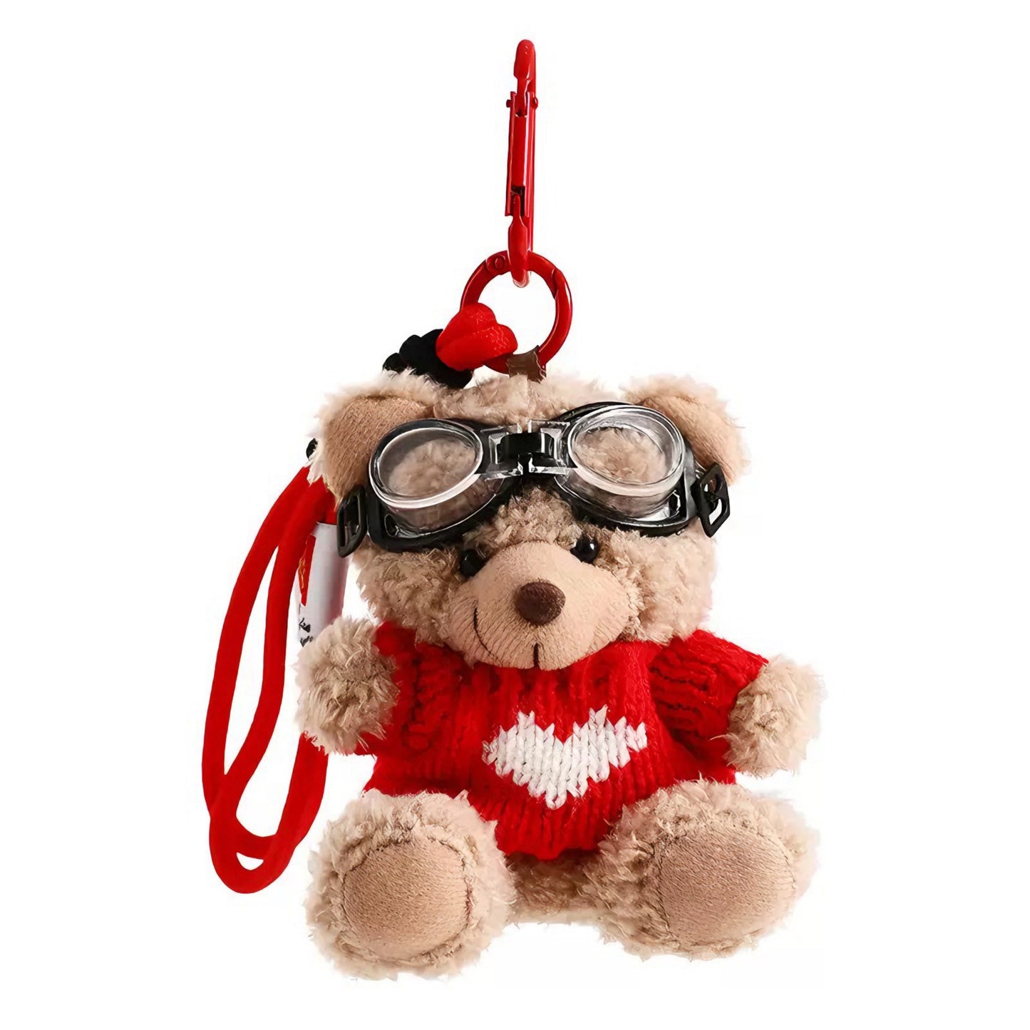 Flauschiger Taschenanhänger „Belle“ mit Häschen