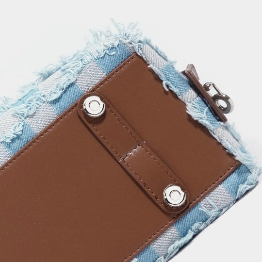 Damen-Umhängetasche aus echtem Leder im Patchwork-Stil im Vintage-Stil
