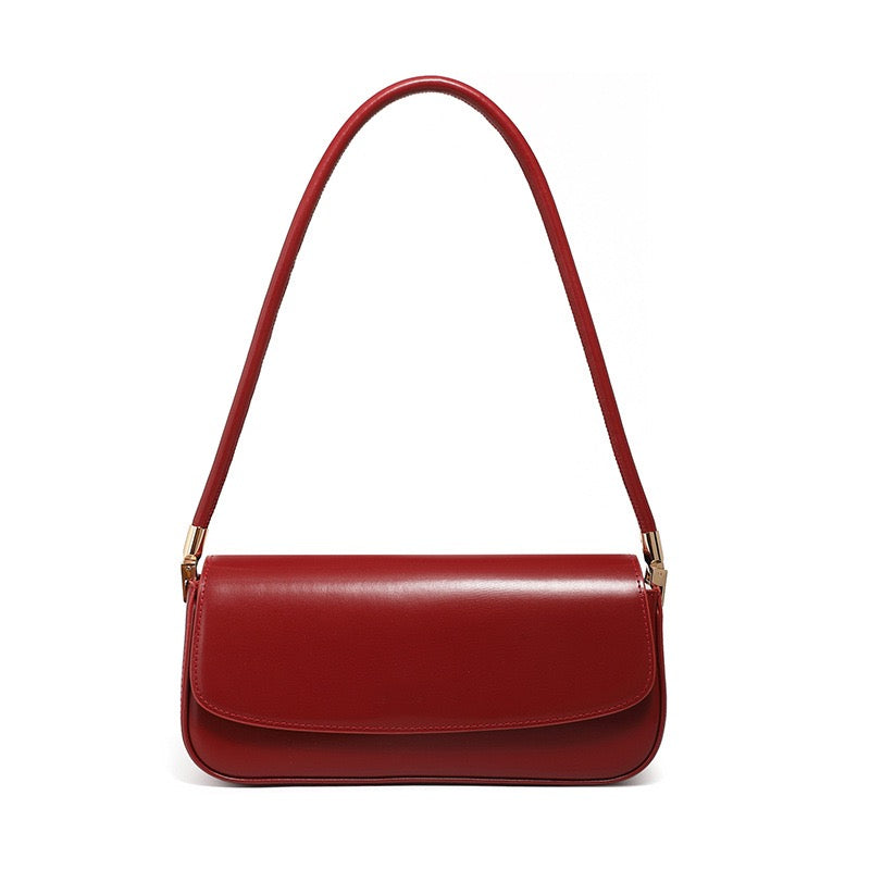 Minimalistische Satteltasche aus echtem Leder für Damen – 2025 Commuter Edition