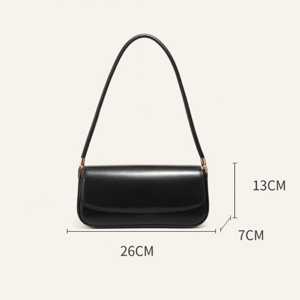Minimalistische Satteltasche aus echtem Leder für Damen – 2025 Commuter Edition