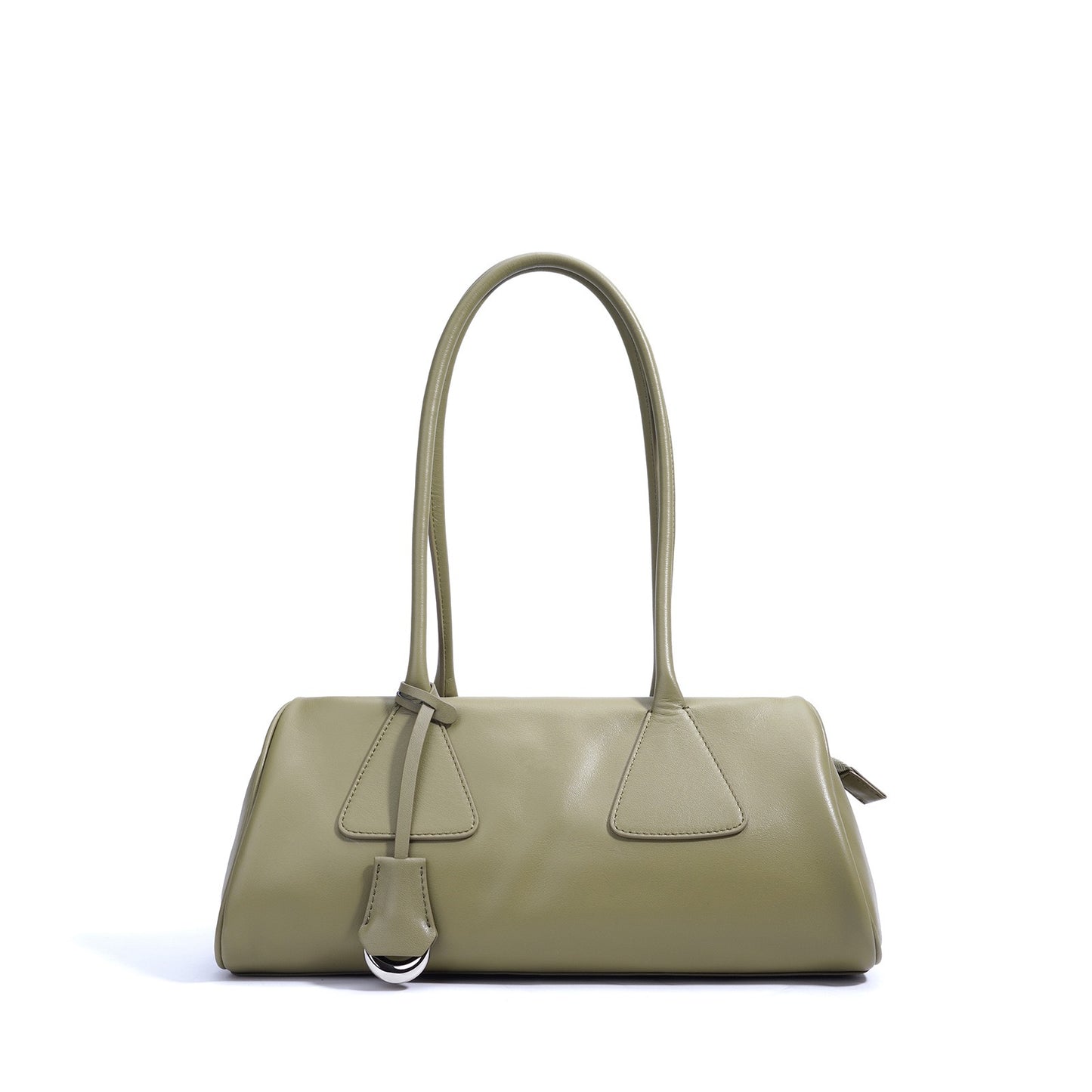 Frühling Sommer Französisch Stil Echtleder Kissen Schulter Baguette Tasche