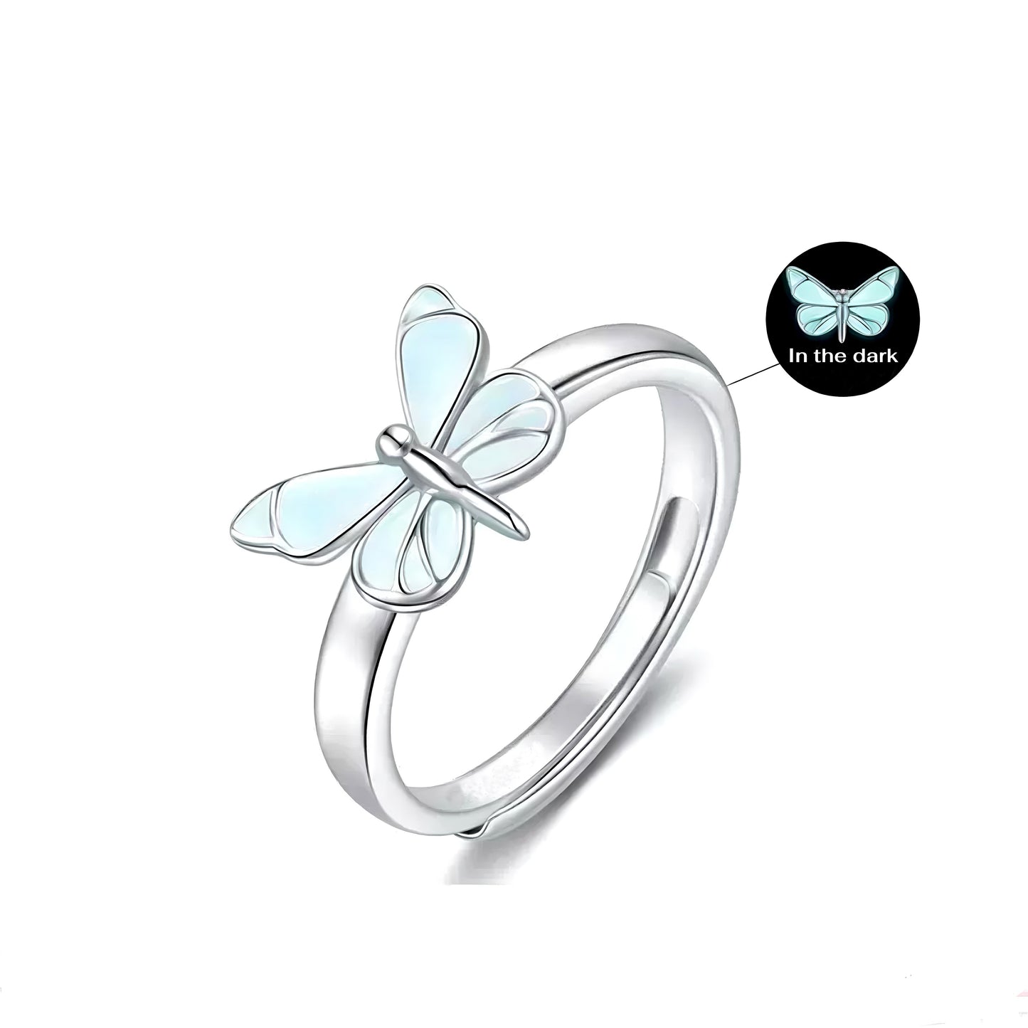 Pulsera Mariposa Azul Sueño Luminoso