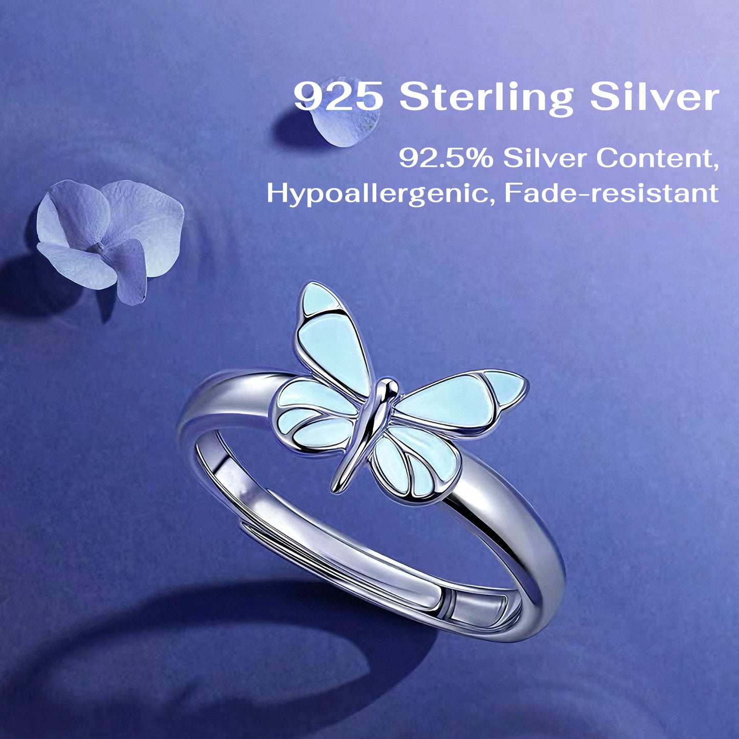 Pulsera Mariposa Azul Sueño Luminoso