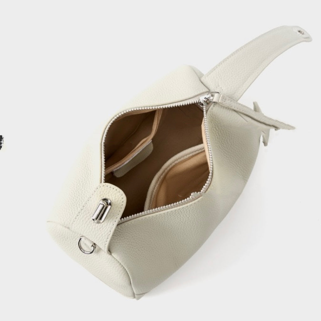 Boston-Tasche aus echtem Leder für Damen