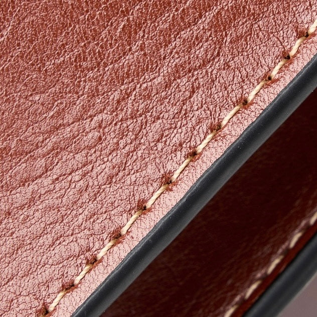 Bolso bandolera de cartero para mujer de cuero genuino en elegante