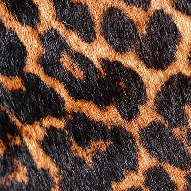 Damen-Umhängetasche in Halbmondform aus echtem Leder mit Leopardenmuster