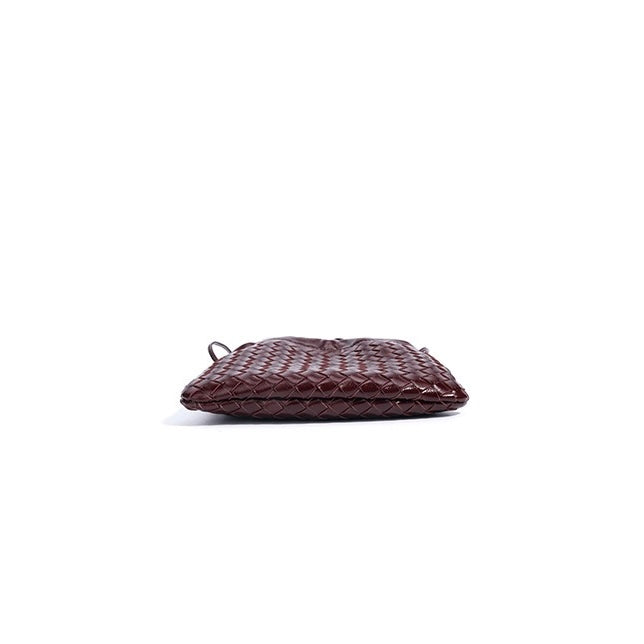 Women's Genuine Leather Sheepskin Woven Exquisite Ladies Crossbody Bag