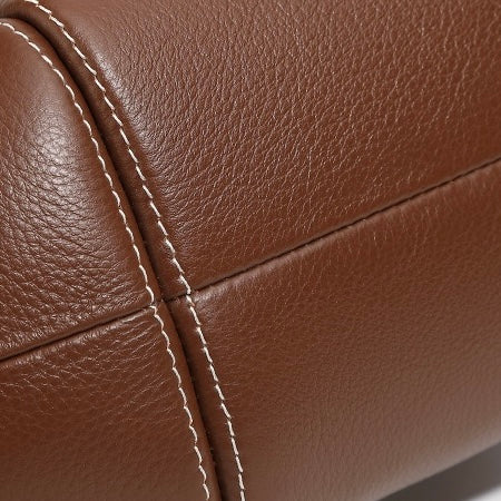 Damen Echtleder Niche Crescent Vintage Schulter-Umhängetasche