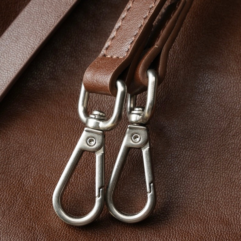 Top-Grain-Leder Vintage Fashion Kissen Handtasche Umhängetasche