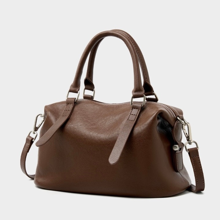 Top-Grain-Leder Vintage Fashion Kissen Handtasche Umhängetasche