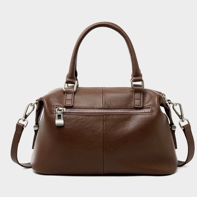 Top-Grain-Leder Vintage Fashion Kissen Handtasche Umhängetasche