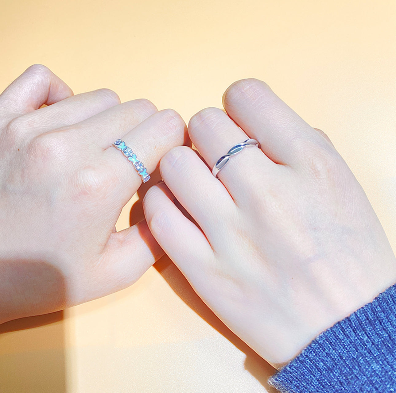 Brățară Albastră Fluture Vis Luminiscent