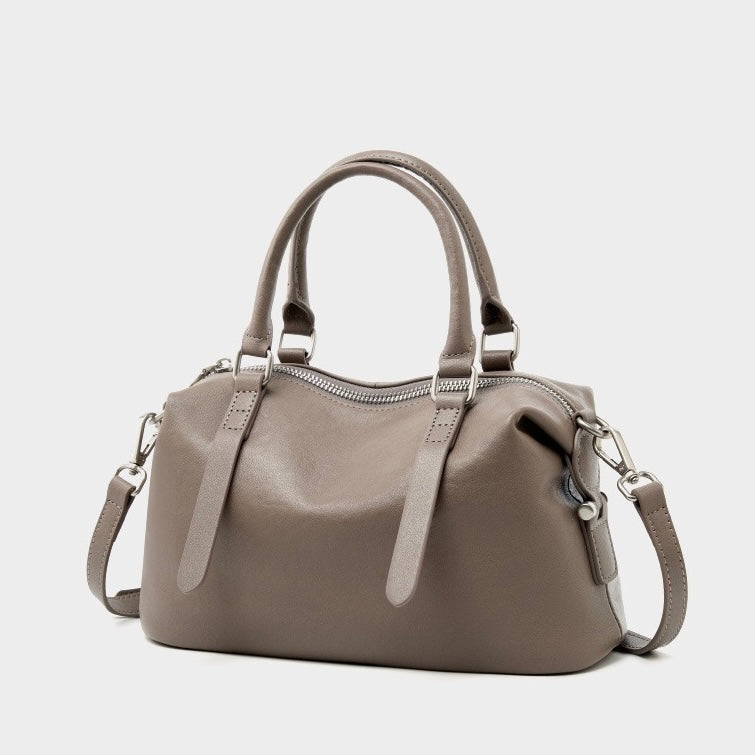 Top-Grain-Leder Vintage Fashion Kissen Handtasche Umhängetasche
