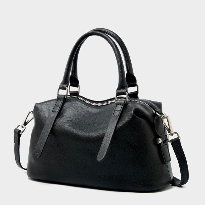 Top-Grain-Leder Vintage Fashion Kissen Handtasche Umhängetasche